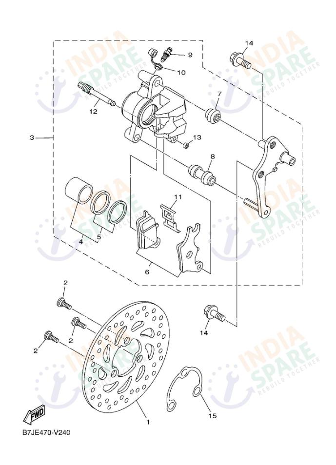 FRONT BRAKE CALIPER